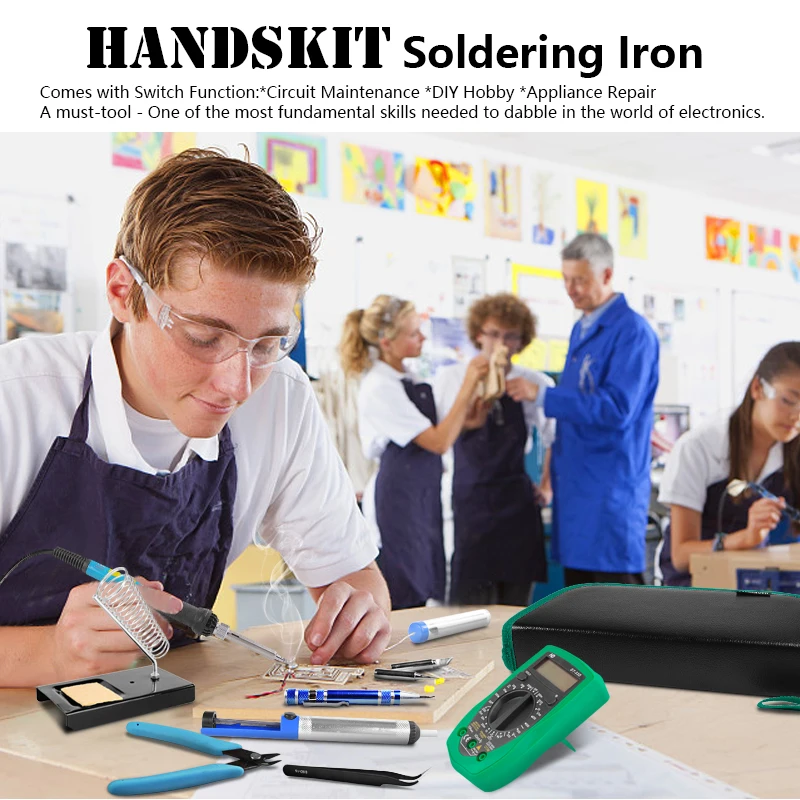 Soldering Iron With Digital Multimeter Kit33