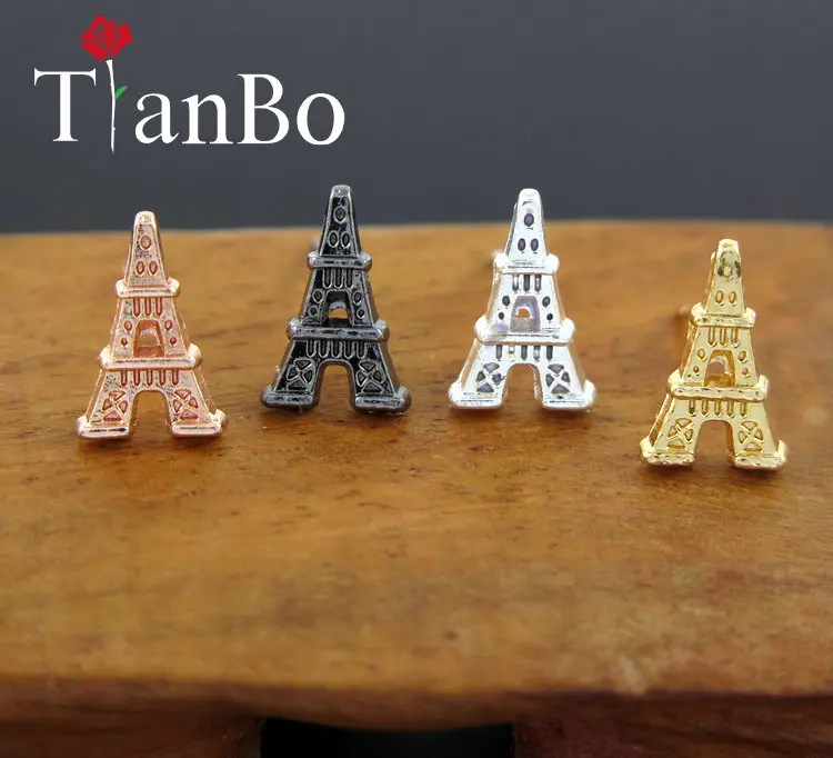 

Fashion Design Lovely Paris Eiffel Tower Earrings For Women Fashion Gold Color Stud Earings Earring Female Jewelry Brincos