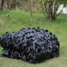 New Black 1x2M Black Hunting Camping Military Camouflage Net Black camo net for Military Photography Fishing And Picnic