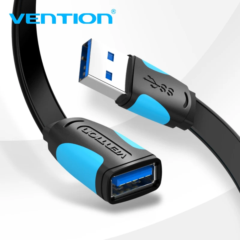 Vention USB Extension Cable USB 3.0 Cable for Camera PC PS4 Xbox Smart TV High Speed Charger&Data USB 3.0 2.0 Cable Extender