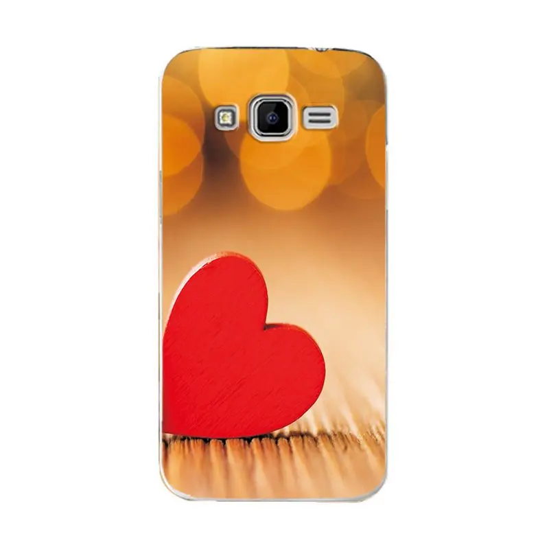 Love Heart Capa For Samsung Galaxy Core Prime G3608 Cases Cover G360 G3606 G3608 G3609 G361F G360H G360F G361H Star Phone Bags - Цвет: W50