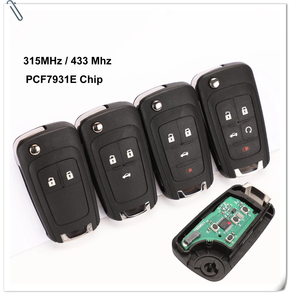 Keyforkess 10 pz/lotto 2/3/4 Bottoni di Controllo A Distanza di Vibrazione Fob Chiave Pieghevole Per Chevrolet Lova Sail Aveo Cruze 315/433Mhz PCF7937E - HTB1mBZocL1H3KVjSZFHq6zKppXaL