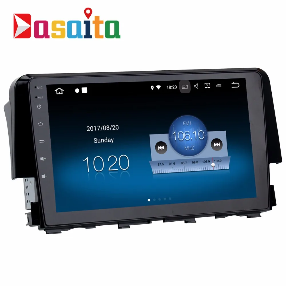 

Dasaita 9" Android 7.1 Car GPS Player for Honda Civic 2015-2016 with Octa Core 2GB Ram Auto Radio Multimedia GPS NAVI 4G LTE