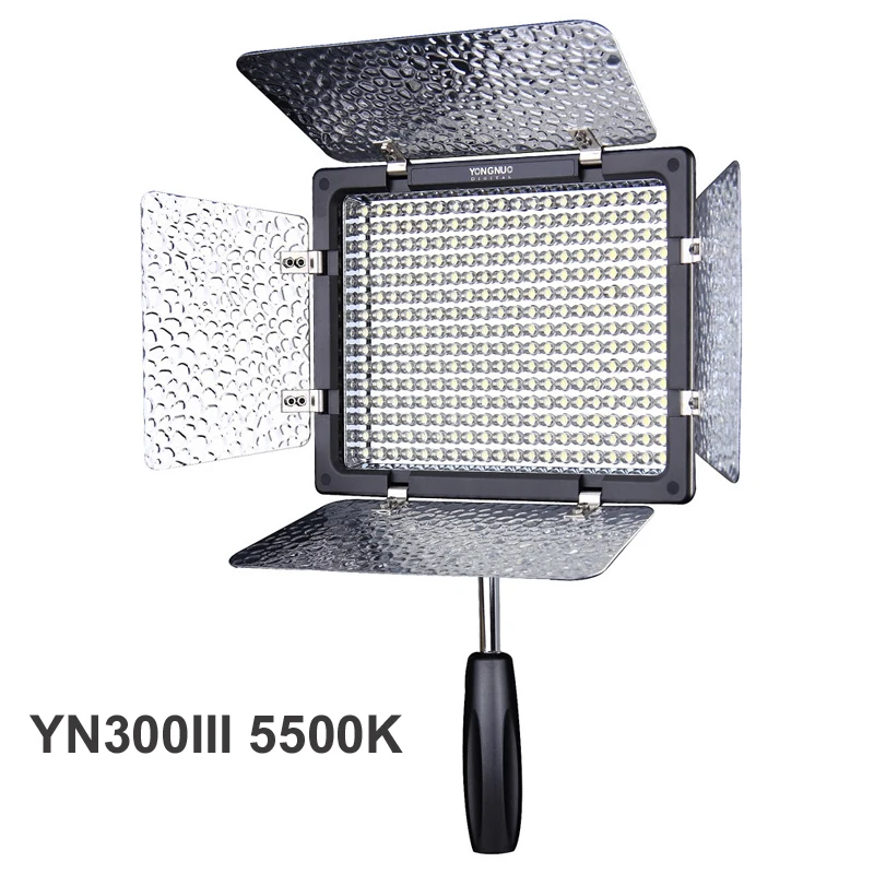 

Yongnuo YN300 III YN-300 III 5500K CRI95+ Pro LED Video Light Photo Lighting with Remote Control for Canon Nikon Camera DSLR