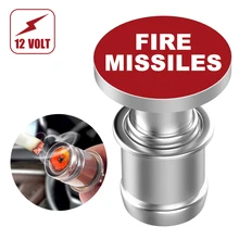 Автомобильный прикуриватель кнопка извлечения противопожарной ракеты Замена 12 В аксессуар кнопка подходит для большинства автомобилей Цитадель