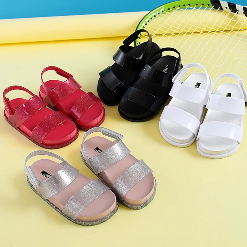 Mini Melissa Original niña Sandalias Zapatos/sandalias para niños para niñas sandalias casuales resistente al desgaste Mini Melissa Sandalia de playa|Sandalias| - AliExpress