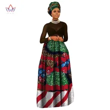 Африканские юбки для женщин длинные африканские юбки макси юбка Ретро мода африканская одежда Faldas Largas Estampadas 6XL WY2749