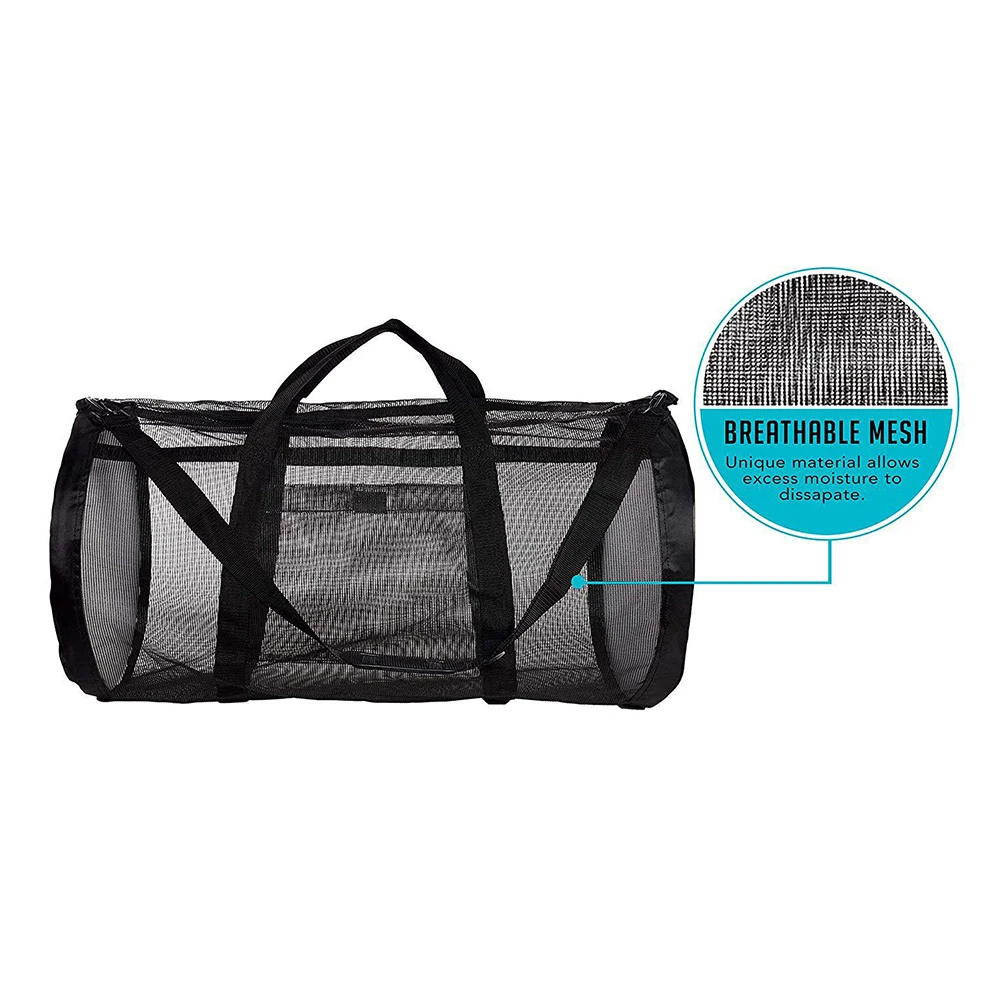 ملابس السباحة بروتابلي حقيبة التخزين متعددة الوظائف الأطفال كبيرة قدرة شبكة سريعة تجفيف لعبة للشاطئ أشتات الصيف في الهواء الطلق النايلون