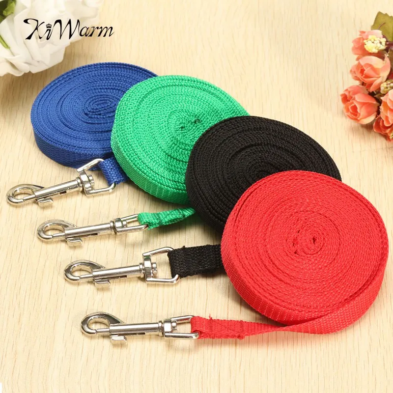 New 5M Pure Color Dog Leash Recall Dog Long Line Pet Puppy Training