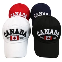 SUEF/2019 new Canadian flag baseball cap men and women spring and autumn outdoor sports sun hat fashion pop hat hat new men s baseball cap spring and autumn outdoor sports and leisure old man dad single cap