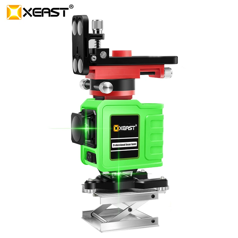 

XEAST 3D XE-92G 12Lines Green Laser Levels Self-Leveling 360 Horizontal And Vertical Cross Super Powerful Green Laser Beam Line