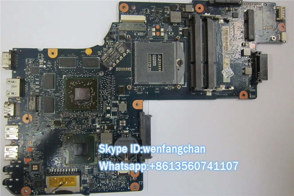 

Warranty mainboard For  C850 laptop HM76 DDR3 Non-integrated Motherboard system board Fully Tested H000051550