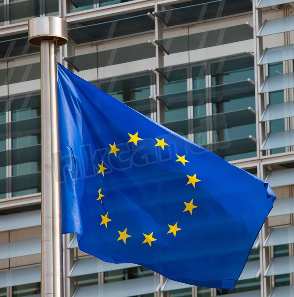 Европейский союз флаг 3ft x 5ft полиэстер ЕС Национальный флаг 90*150 см украшение дома баннер, флаг