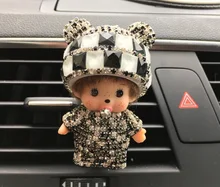 Panda Monchhchi Кики Алмаз Кукла Автомобиль Кондиционер Выходе Духи Порт Perfu Автомобиль Автомобиль для укладки Парфюмерия 100 Оригинал