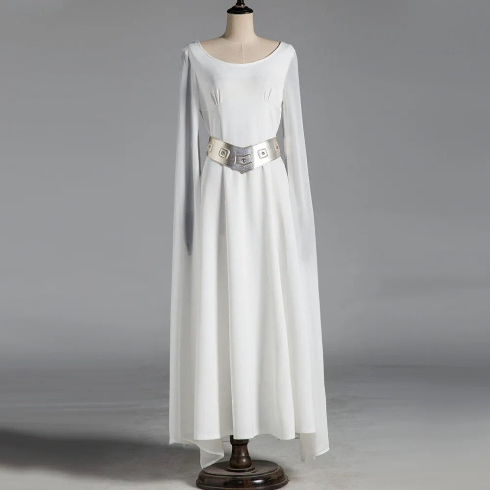 Звезда на Хэллоуин Wars: A New Hope Cosplay оригинальные костюмы принцессы Leia костюм для