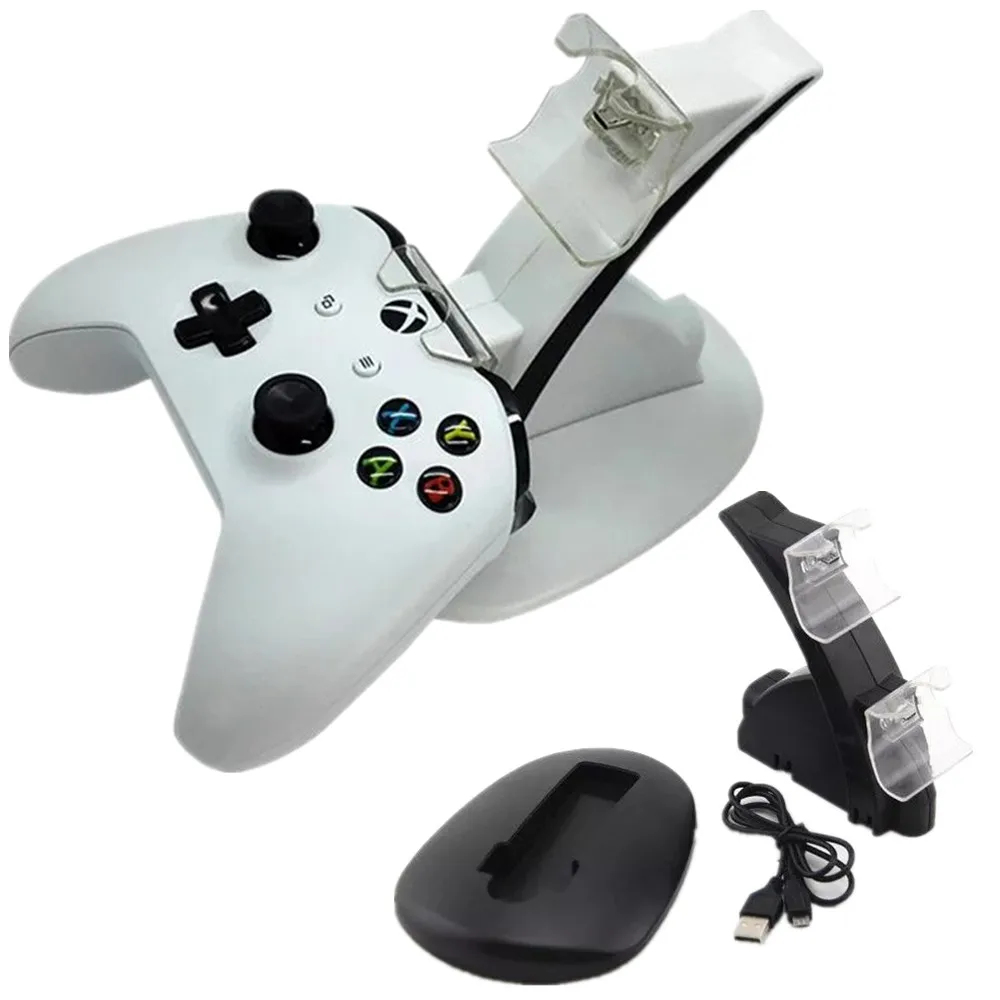 Светодиодный контроллер для игровой консоли 2 док станции Xbox One S белый черный
