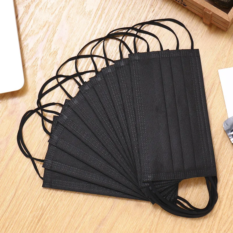 black non woven disposable face mask black non woven disposable face mask