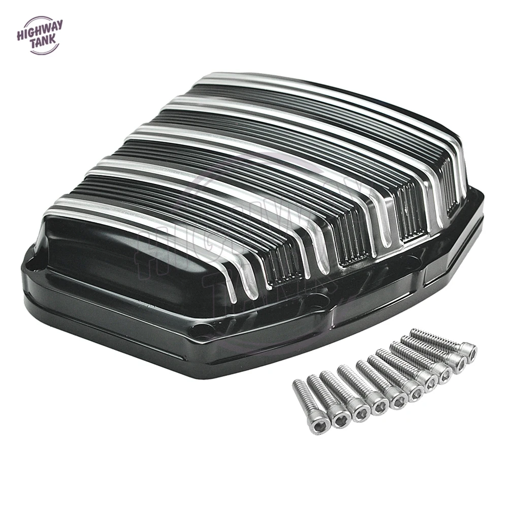  CNC Black Motorcycle Transmission Rocker Box Top Cam Side Cover Case for Harley Dyna Touring Softai