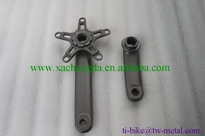 Titanium bike cranks05