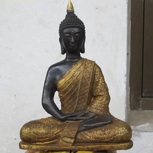 Xd 003064 1" Таиланд Тайский Бронзовый Свинка Аюттхая Майтрейя Будда Шакьямуни Ru Лай Статуя