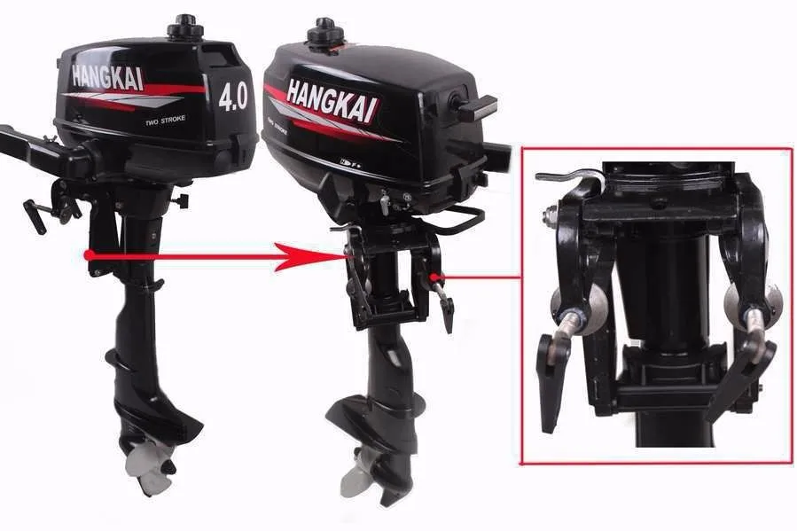 Акция Низкая цена Высокое качество 4.0HP Hangkai 4.9KW моторная лодка с подвесным двигателем моторы для продажи