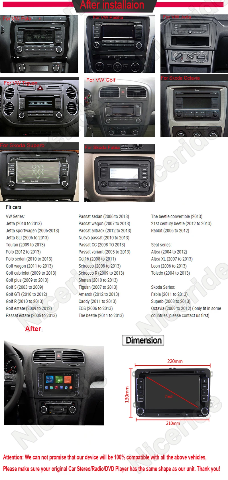 Cheap Android 8.1 Two Din Car Multimedia Player Auto Radio for Skoda/Seat/Volkswagen/VW/Passat B7/POLO/GOLF 5 6 DVD GPS Autoradio Wifi 0 Cheap Android 8.1 Two Din Car Multimedia Player Auto Radio for Skoda/Seat/Volkswagen/VW/Passat B7/POLO/GOLF 5 6 DVD GPS Autoradio Wifi 0