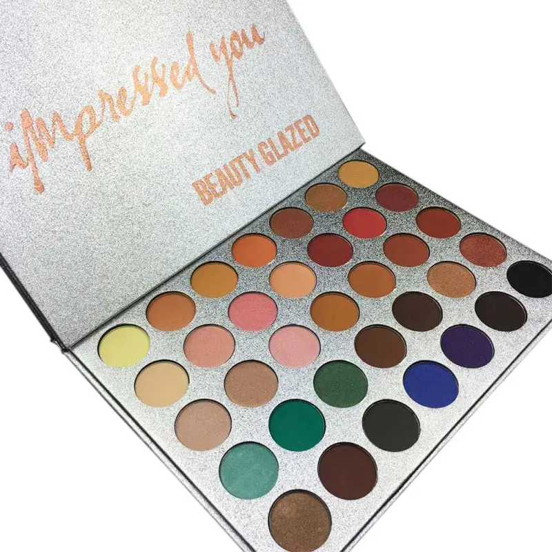 35 Colors Face Makeup Eyeshadow Palette Shades Shimmer Matte Eyeshadow Palette Cosmetics