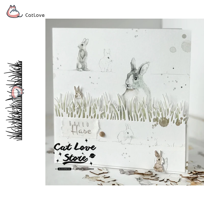 

Grass Lawn Metal Cutting Dies Stencils For DIY Scrapbooking Paper Card Decorative Craft Dies Embossing Die Cuts New 2019