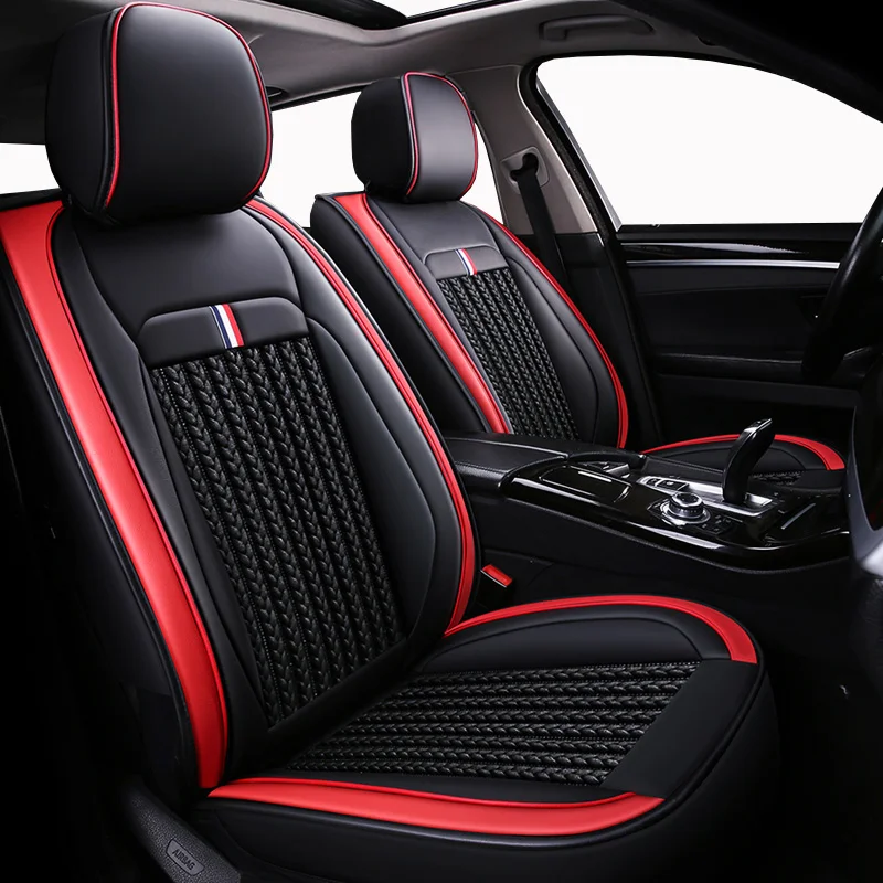 

(Front+Rear) ice silk 5 seat covers auto For mercedes benz E C Viano ML GLK GLA GLE GL CLA CLS S R A B CLK SLK Auto Accessories