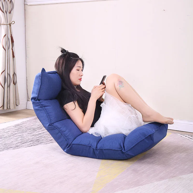  Floor Seating Chair Foldable Adjustable Gaming Chair For Home Living Room or Dorm Loft Furniture La