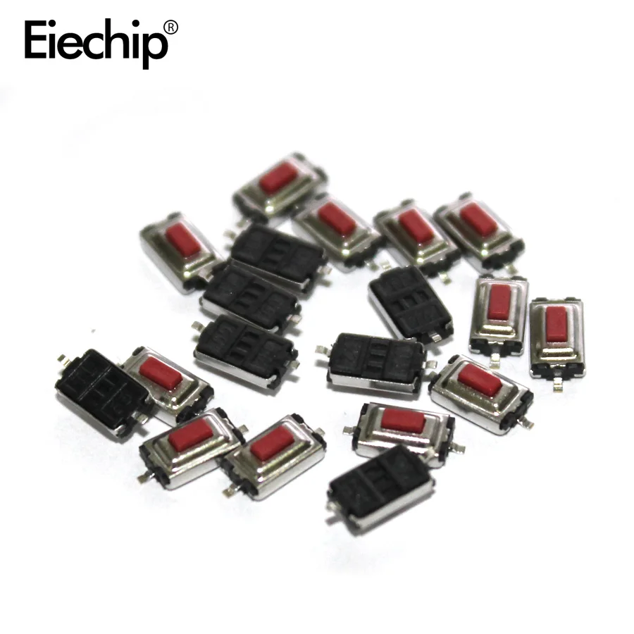 

New original 100PCS 3*6*2.5 mm 3*6*2.5H SMD red Button switch key switch Tact Switch
