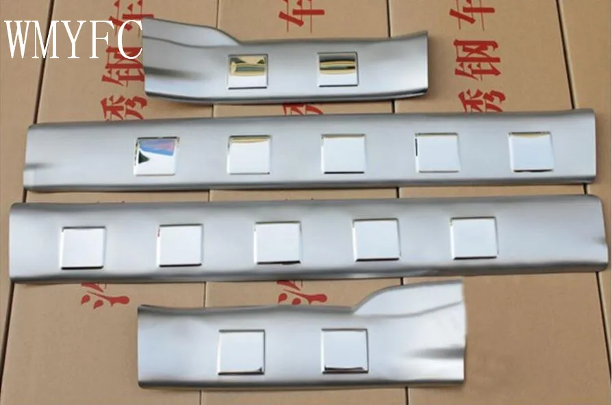 Stainless Steel Inner Door Sill Plate Trim 4pcs for Nissan X Trail X trail T31 2008