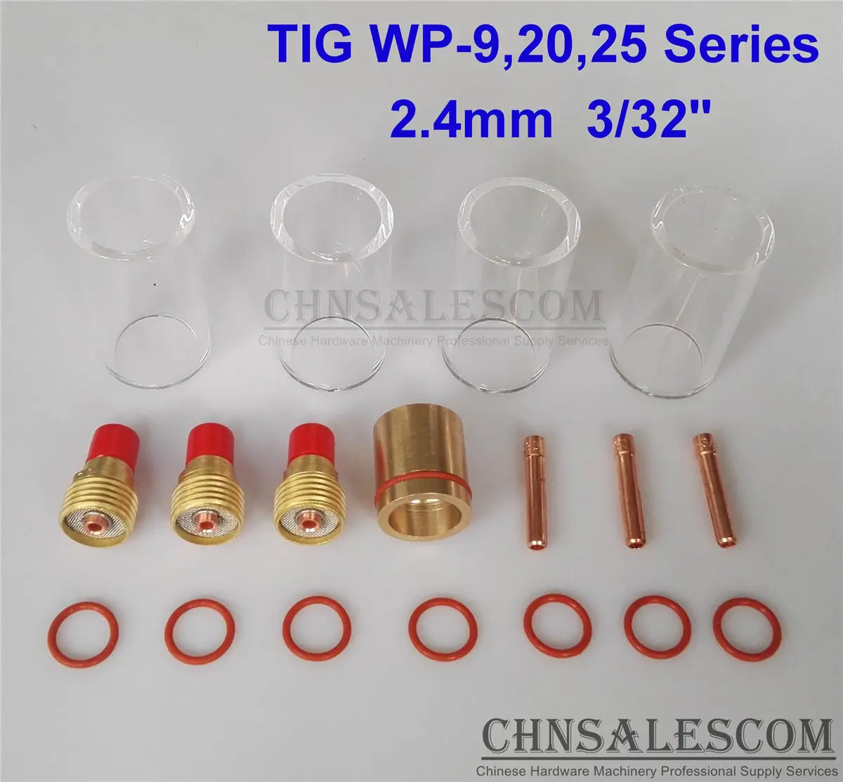 CHNsalescom 18 шт TIG сварочный газовый Лен 12 #42 мм набор стеклянных стаканчиков Pyrex WP 9/20/25