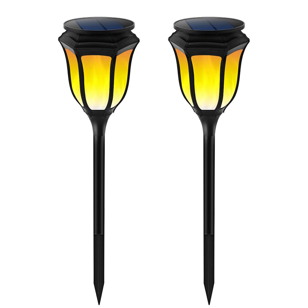 

Automatic Charging Solar Lamp Outdoor Torches Waterproof Decoration Garden Landscape LED Light Energy Saving Flickering Flame
