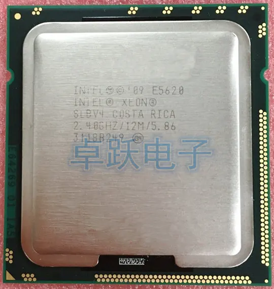 

Original Intel Xeon E5620 SLBV4 CPU 2.4G/12M/5.86 4 core 8 thread server CPU