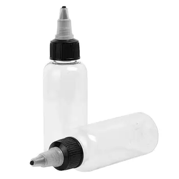 

10 Pcs 30/60ml Twist Cap Empty Plastic Tattoo Ink Pigment Storage Bottle Tattoo Diffuser Supply Wash Squeeze Bottle Non-Spray
