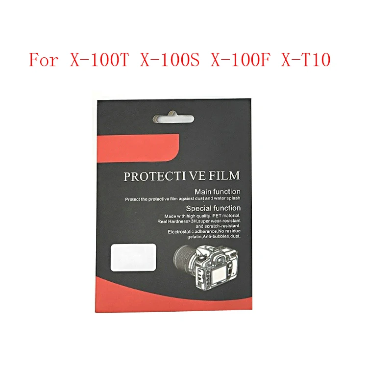 

10pcs Simple packing Camera Tempered Glass Toughened Glass Protective Film For FUJIFILM X-100TX-100SX-100FX-T10