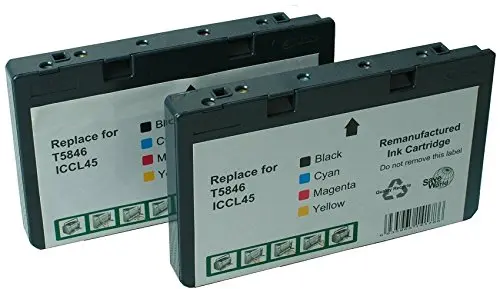 Confezione Da 2 Compatibile Per Epson T5846 Da Utilizzare In Epson Picturemate Charm Pm 225, Dash Pm 260, Flash Pm 280, Ect.
