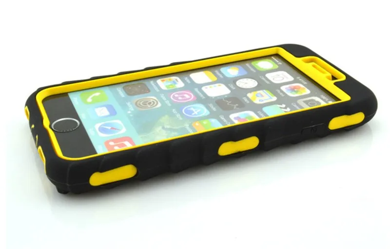 TPU + Hard Plastic 3 in 1 Heavy Duty Armor Hybrid Phone Cover for iPhone 6 (4)