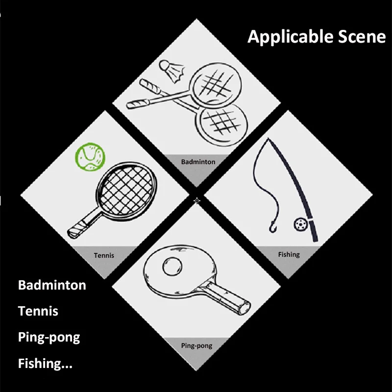 Poignée antidérapante bandeau antisudation Badminton Surgrip de Tennis  Sport enroulements de bandes de plus pour la pêche des raquettes de squash  de tige - Chine Le Sport Grip de baseball et bicyclette