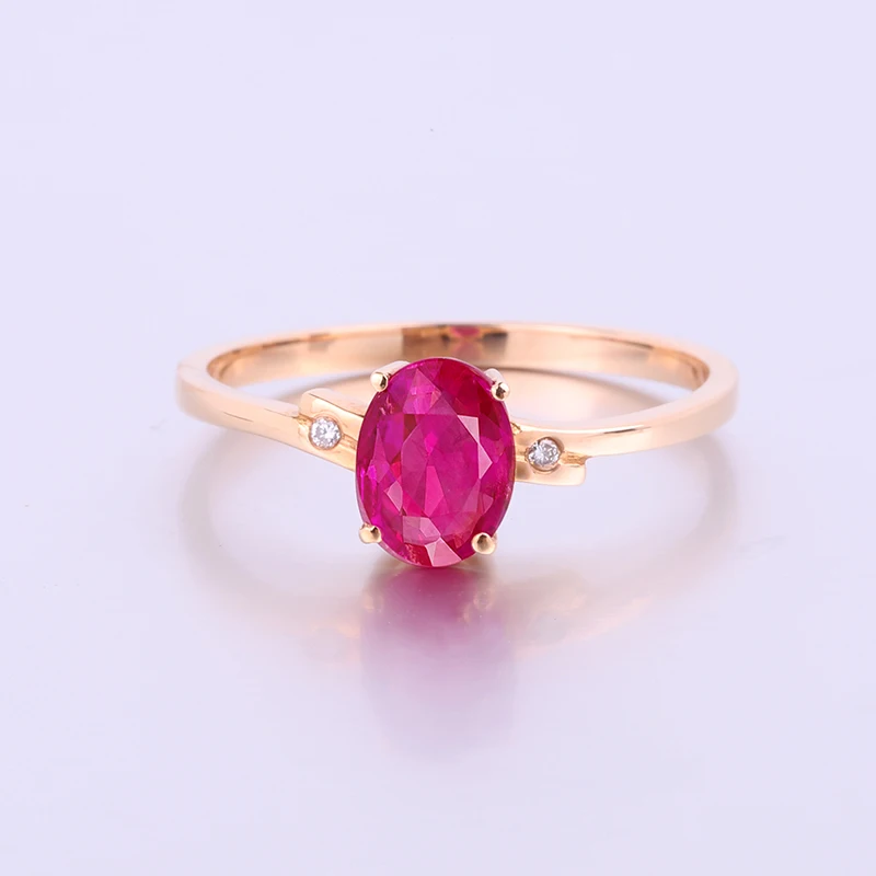 Wholesale Robira Natural Ruby Wedding Ring Styles Customized
