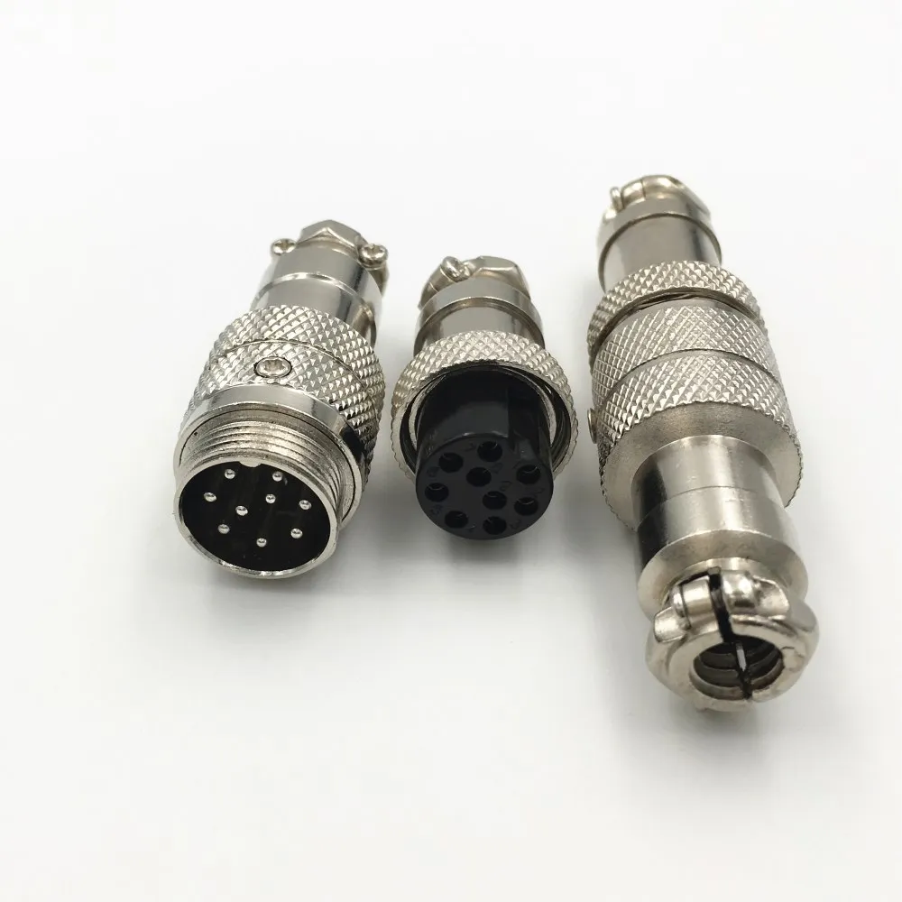1 комплект GX16 авиационный Соединительный разъем XLR 2 3 4 5 6 7 8 9 10 контактов гнездовой