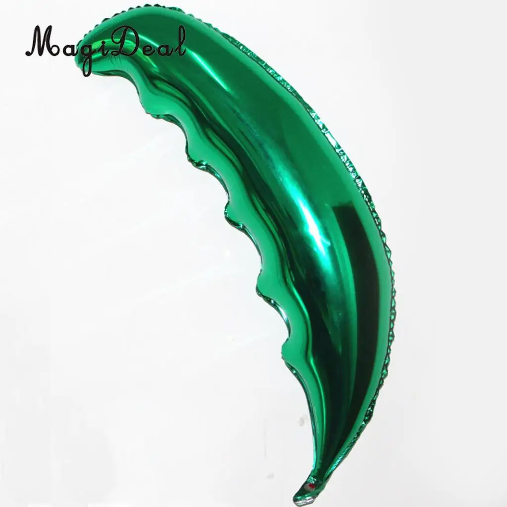 MagiDeal Set of 6pcs Palm Tree Leaf Green Hawaiian Beach Party Balloon Party Decor