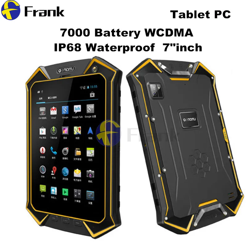  original Oinom Waterproof tablet PC IP68 Shockproof Tablet PC shockproof 7000 Battery 1G RMA 16G ROM 7"inch  8MP GPS WIFI   