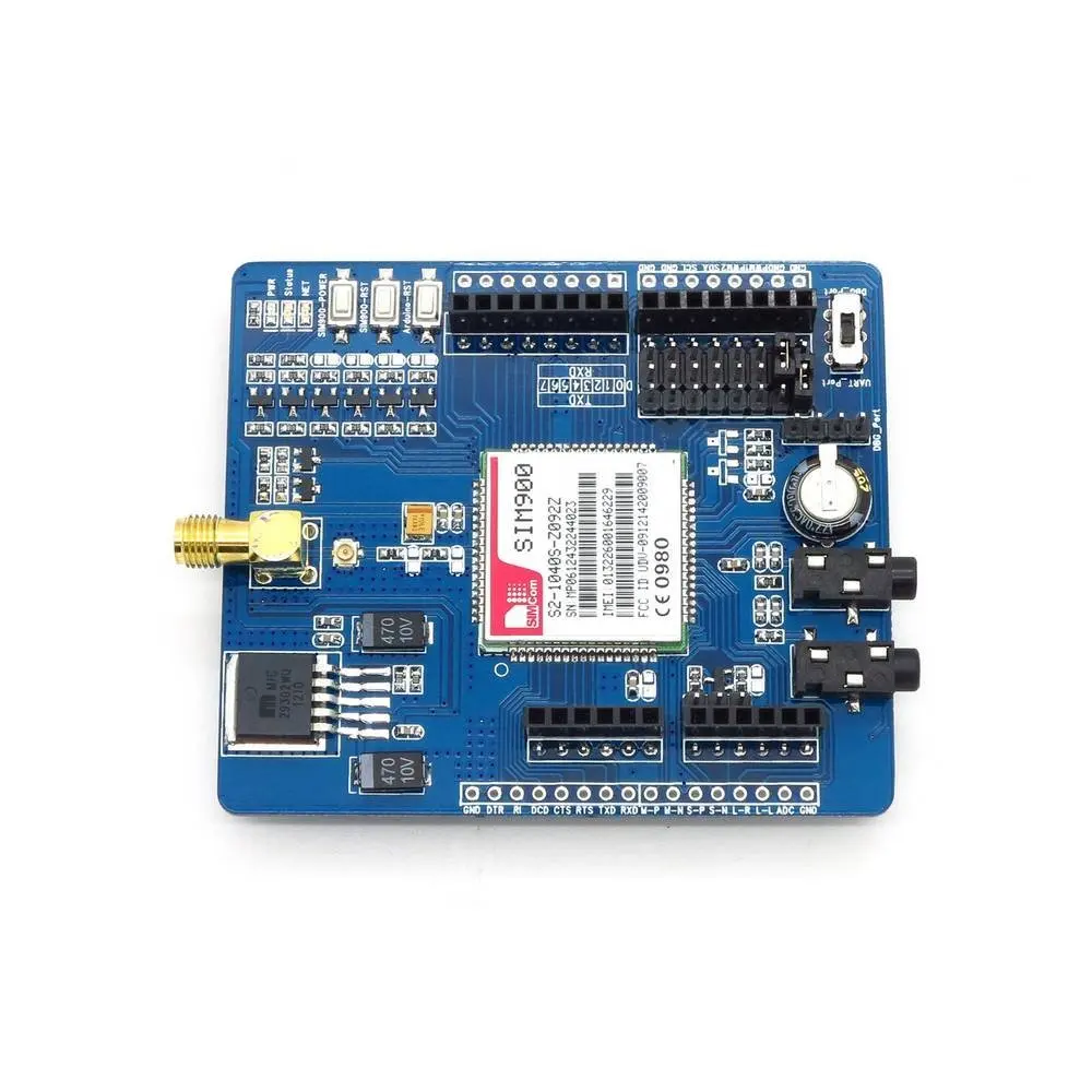 GSM/GPRS SIM900 модуль Плата расширения щит с антенной для Arduino Mega