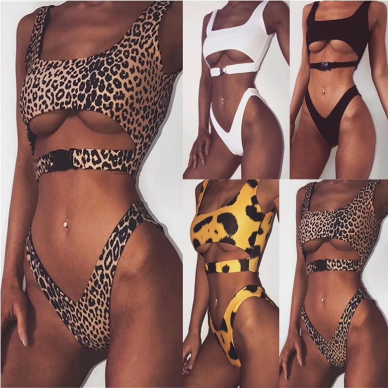 Verano Bikini 2019 traje De baño mujer traje De baño Sexy Bikini conjunto sólido traje De baño brasileño ropa De playa Push Up Maillot De Bain Femme