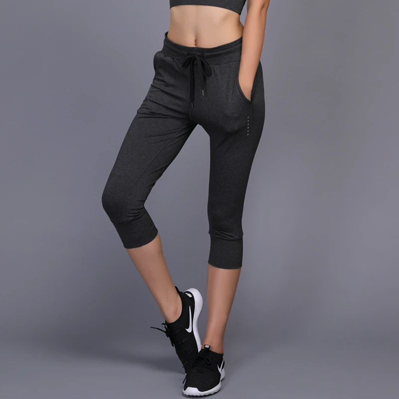 

Women Yoga Pants Running Pants Tights Quick-Drying breathable stretch Trousers Fitnness gym dance leggings Yoga Sport capris