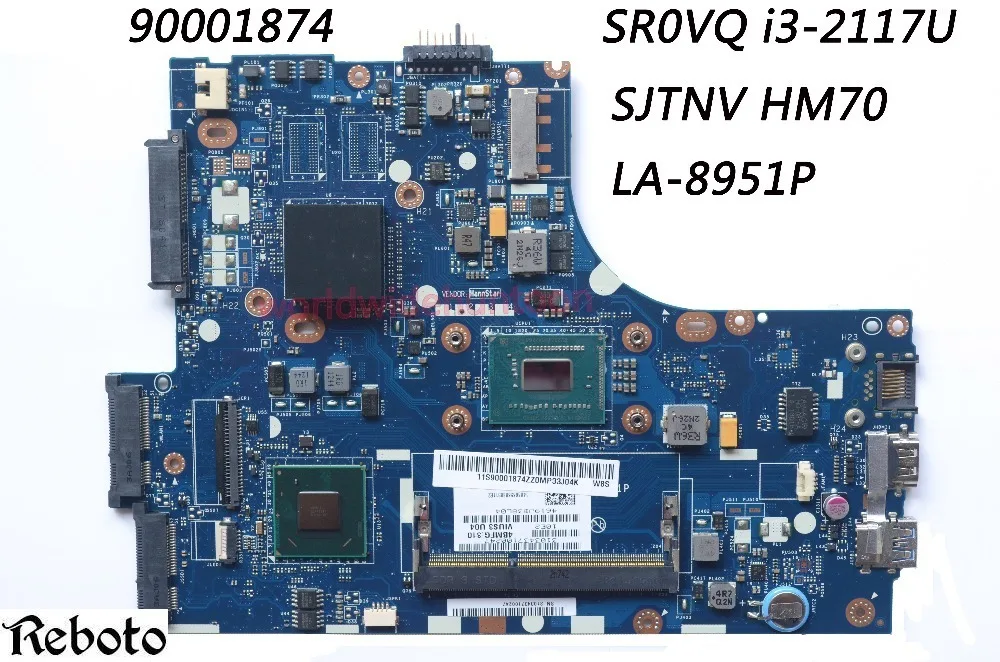 Стильная материнская плата для ноутбука Lenovo Ideapad S300 S400 с процессором i3 2117U и