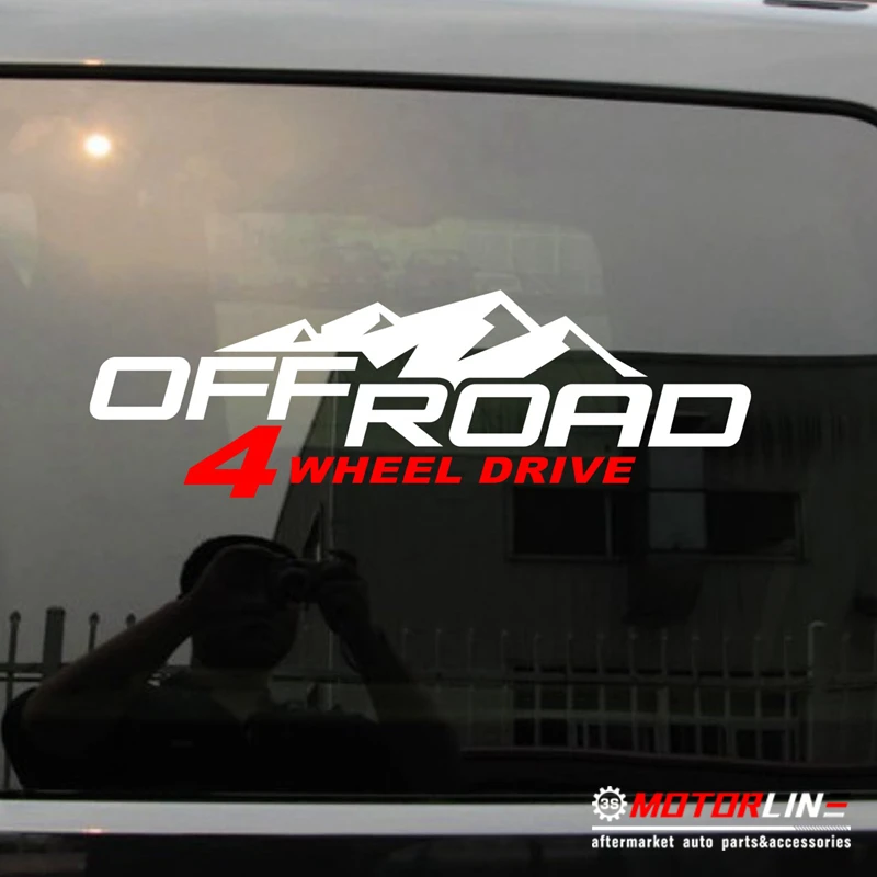 

4X4 Off Road 4WD Decal Sticker Car Vinyl pick size color die cut no background