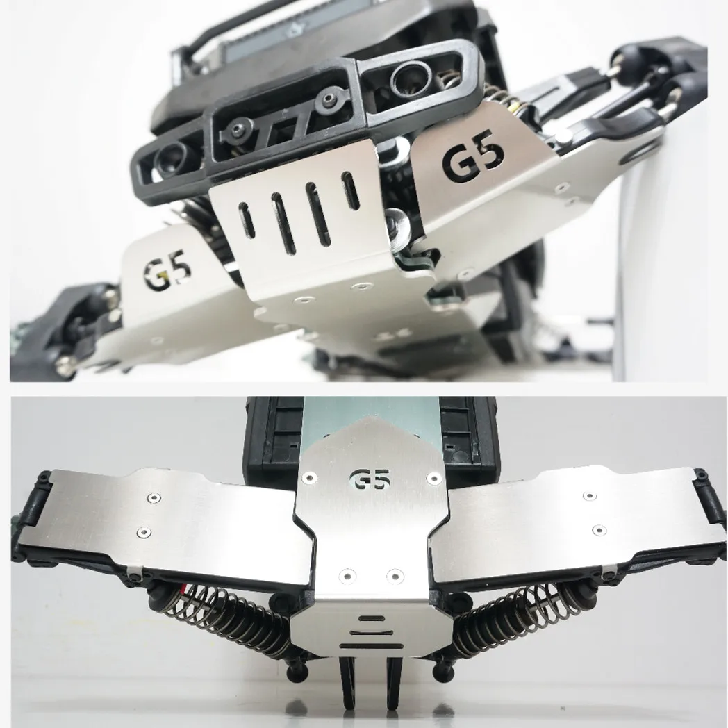 

Stainless Chassis Plate Protection Anti Crash Suspension Arm Plate For Thunder Tiger MT4 G5 RC CAR